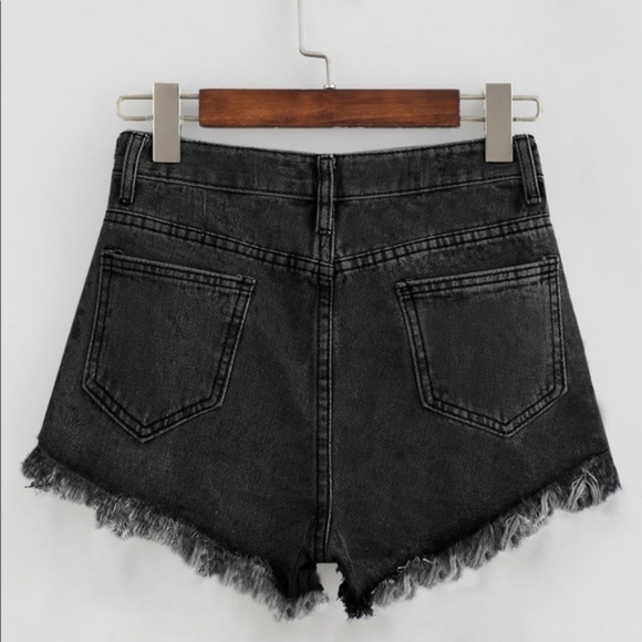 NWT Distressed Denim Shorts - Picture 2 of 5